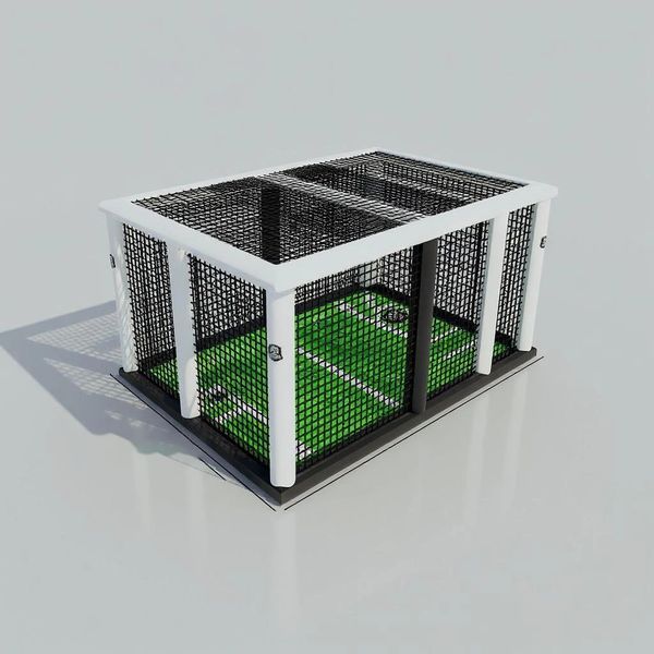 “Drone soccer match in inflatable arena for corporate team building in the UK”