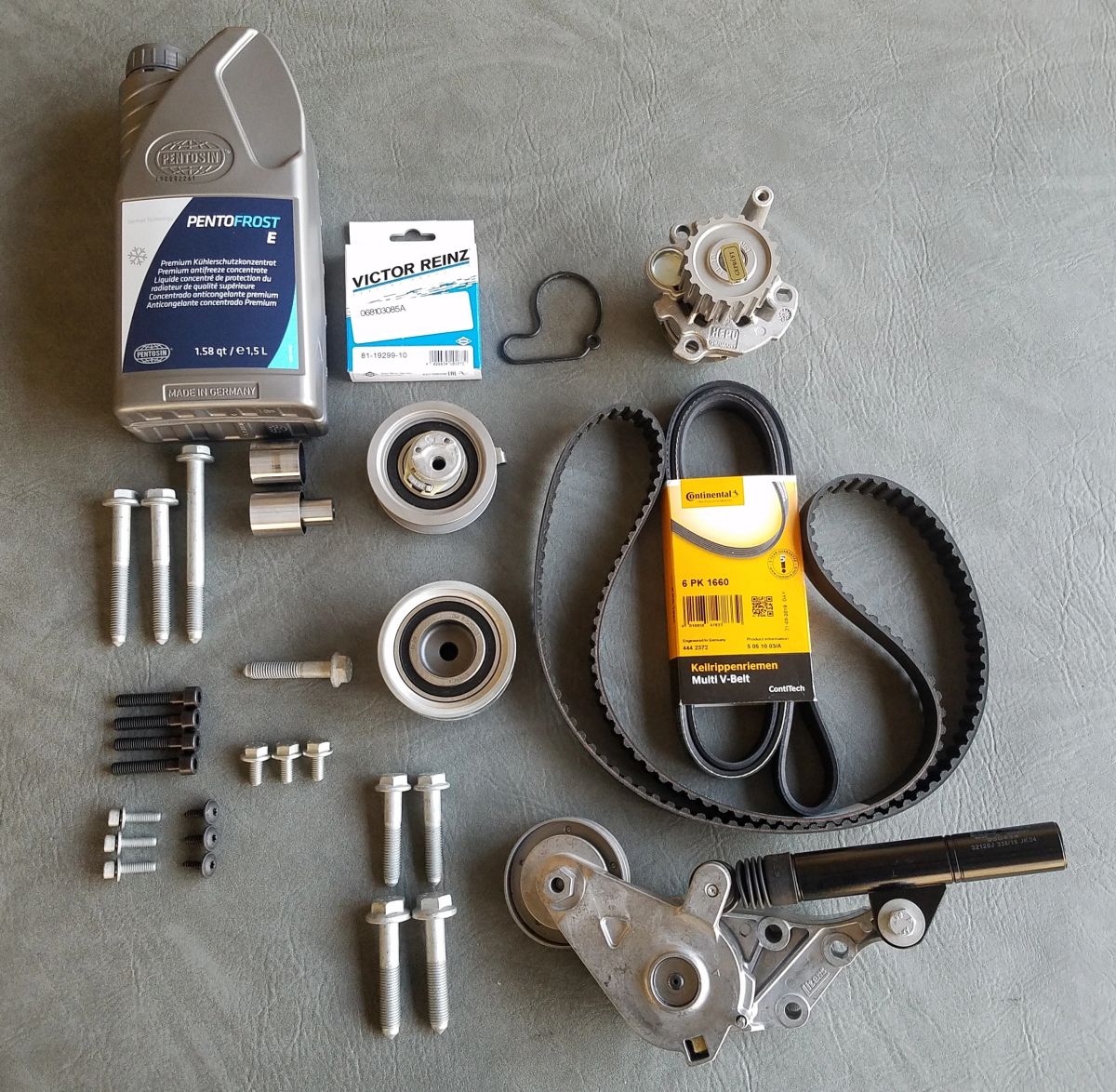ALH TDI DELUXE TIMING BELT KIT A4 GOLF JETTA NEW BEETLE with G13 bolt ...