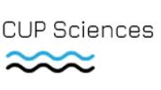 Logo with text 'CUP Sciences' and wavy lines.