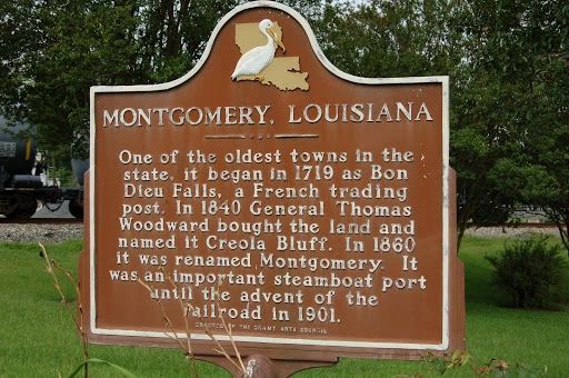 Montgomery Louisiana heritage sign