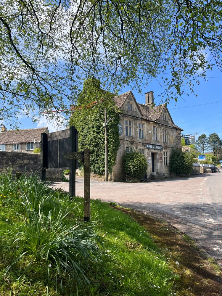 Exteriro of the Rose & Crown in Nympsfield