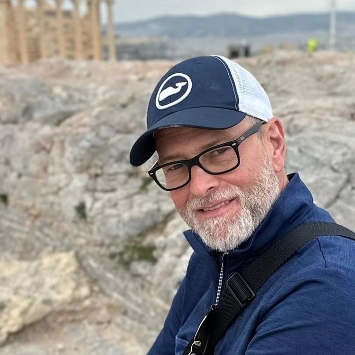 Eric at the Acropolis and Parthenon in Athens, Greece 