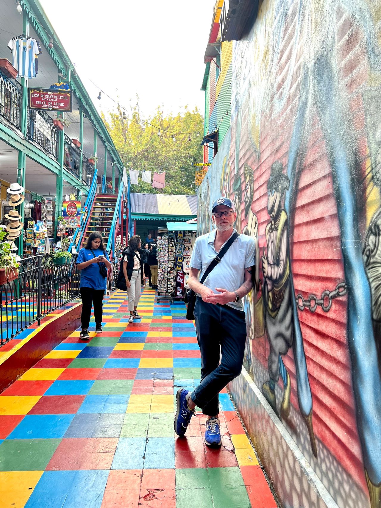 Colorful streets in La Boca