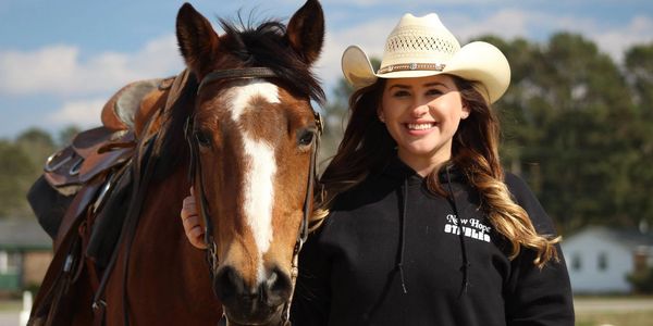 Samantha and Treasure in Ranch horse class