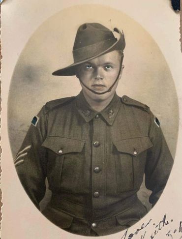 Lt Keith Johnston NX7579 A Company KIA 23 Oct 1942, Eora Creek. [Source: family collection]