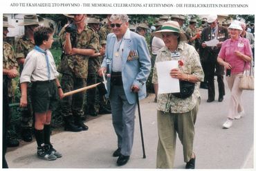 Australian veterans at Rethymnon, Crete 1991 50th Anniversary of the Battle of Crete  (Panayiotakis)