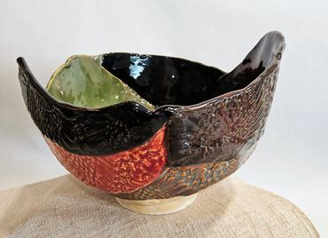 Patchwork bowl.