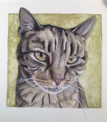 Cat painting