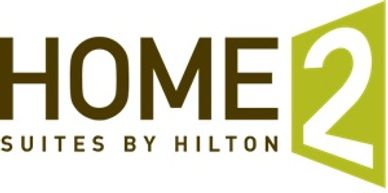 Logo of Home2 Suites by Hilton.