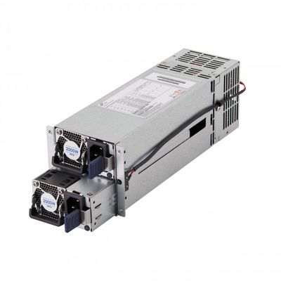 Dual 2000W power supply units with cooling fans and metal casing.