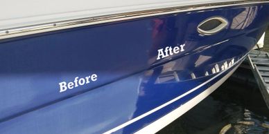 Color Sanding, Polishing, and Boat Detailing-Nelsons Mobile Boat Repair
