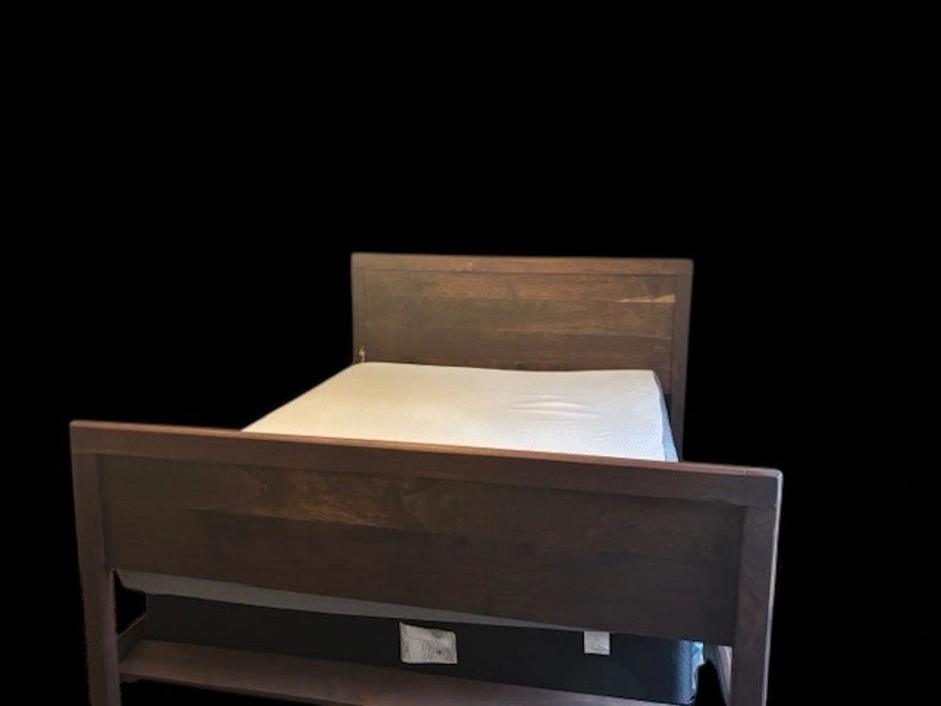 Solid Walnut queen bed frame