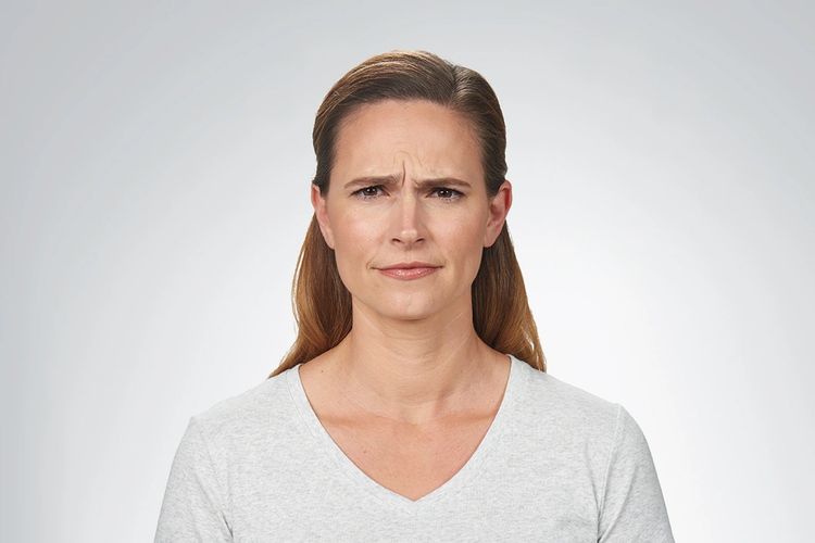 Cathrine before BOTOX
