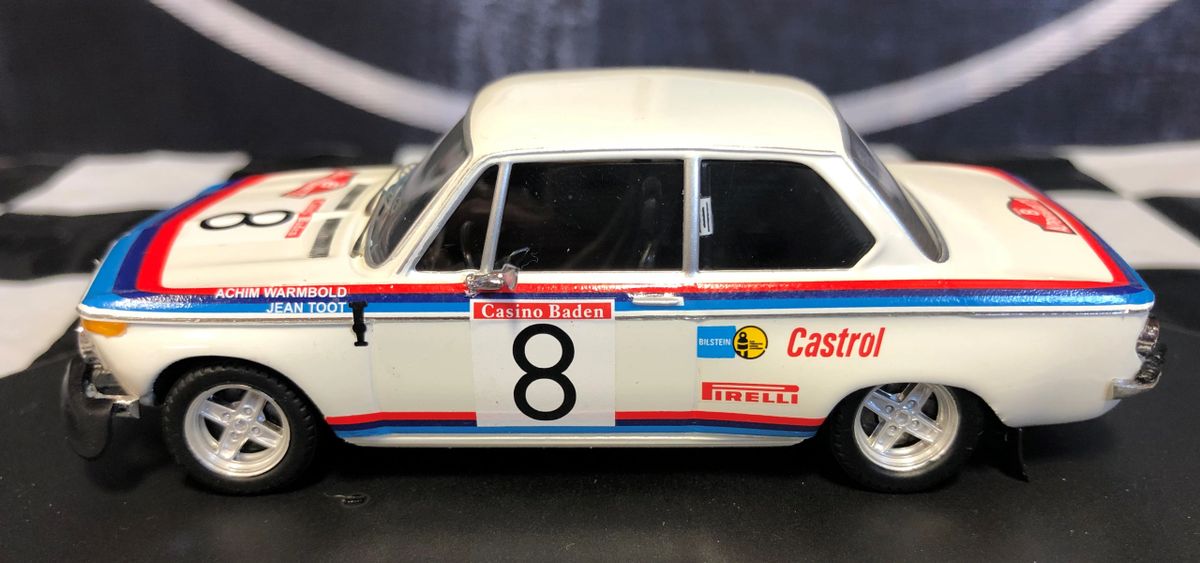 BMW 2002 Ti Winners Austrian Alpine Rally 1973 1:43 scale Trofeu