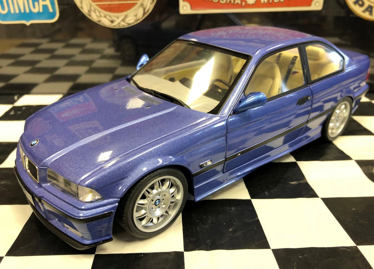 Modellauto BMW E36 M3 Estoril-blau 1992 S1803901 Solido 1:18 Metallmodell  bei