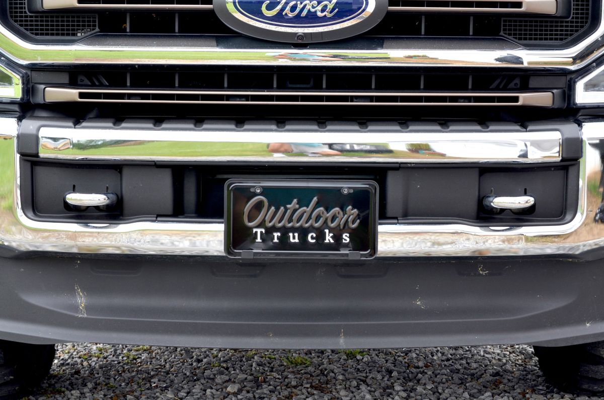 NEW LOOK!! Outdoor Trucks Logo Front License Plate