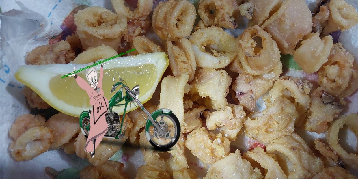 Frittura Calamari Crock ricetta creata da Laricettadellanonnaok.com 