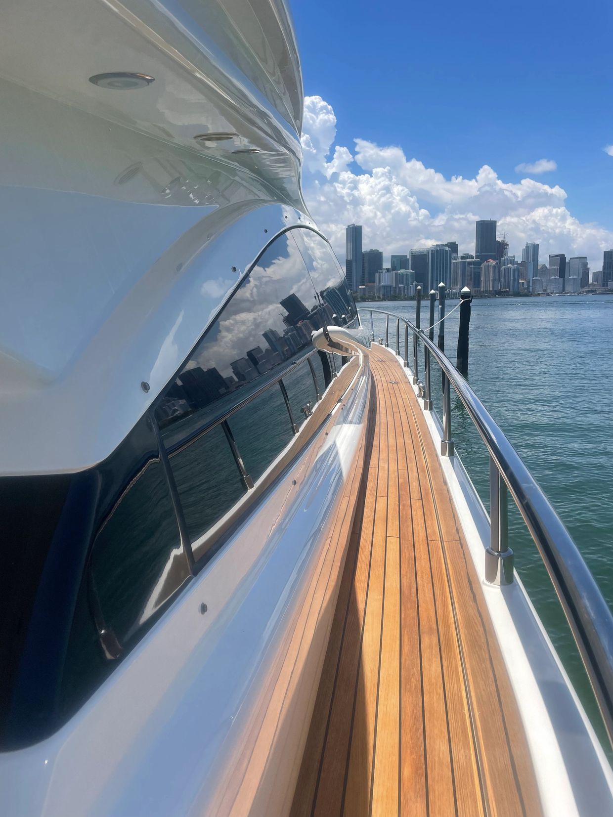 Our Happy boat after our service.