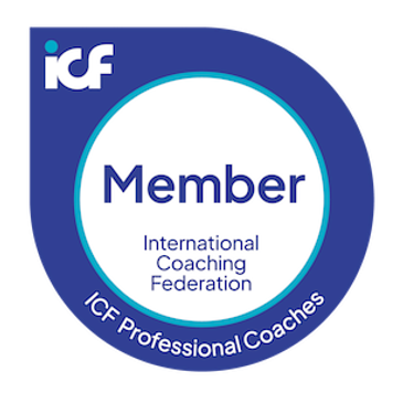ICF Member badge for professional coaches.