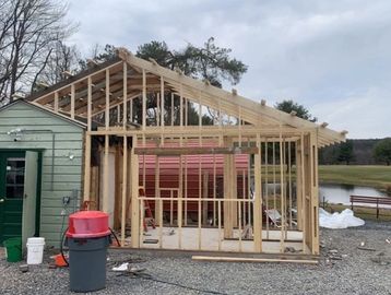 Shed Addition Framing Siding 