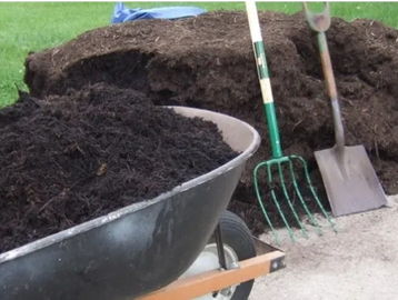 Mulch Delivery Spreading Landscaping Design 