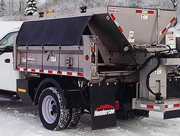 Truck Plowing Snow Removal Salting 