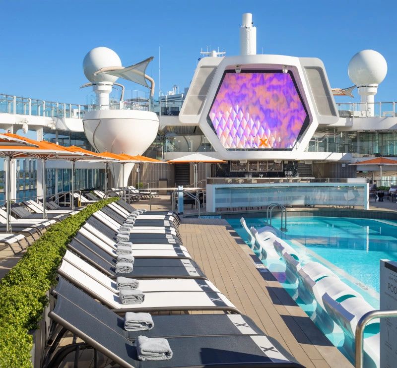 Celebrity Xcel The Pool Club, outdoor spaces