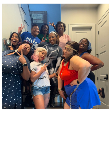 Group of women smiling at the Uncommon BIPOC retreat outside Atlanta, GA