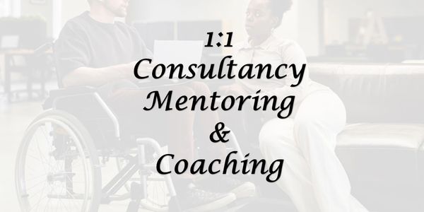 1:1 consultancy, mentoring and coaching for DEI professionals