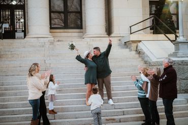 Courthouse wedding in Prescott, AZ