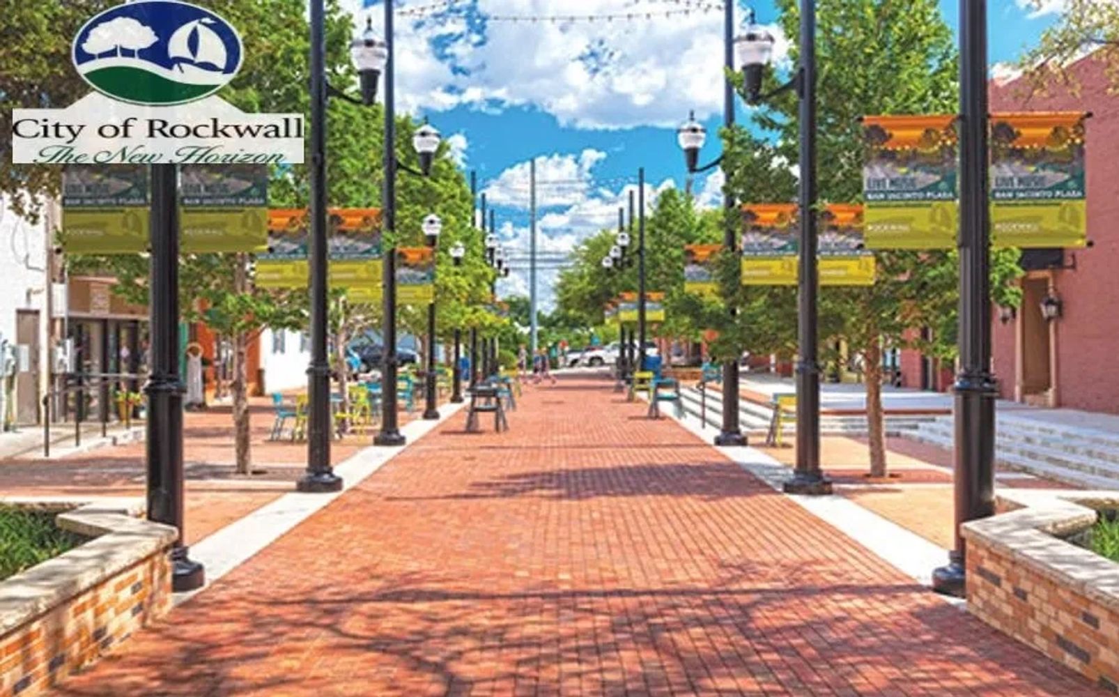 Downtown Rockwall San Jacinto Plaza