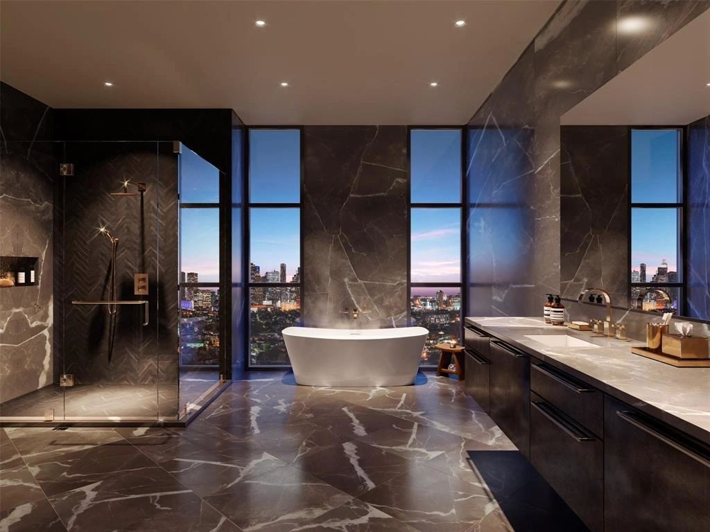 Houston Penthouse Bathroom