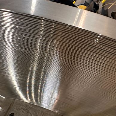 finished custom edge conditioning of a stainless steel slit coil