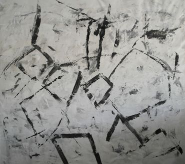 Breakaway , by  Gudrun Newman  Original acrylic on canvas 66x60