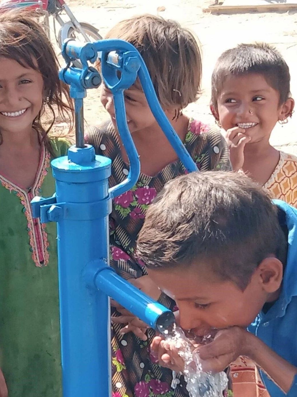 This water well is a tribute to Joseph and Marilyn Krush for their extensive commitment. 