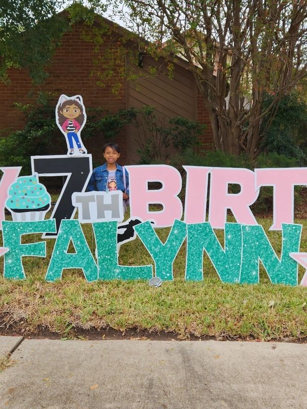 Lawn Pops Yard Signs Houston, Texas