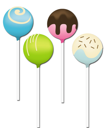 Cake pops yard sign