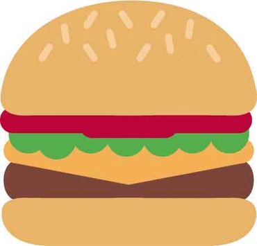 Burger yard sign
