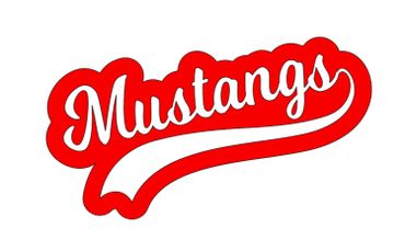Mustangs yard sign