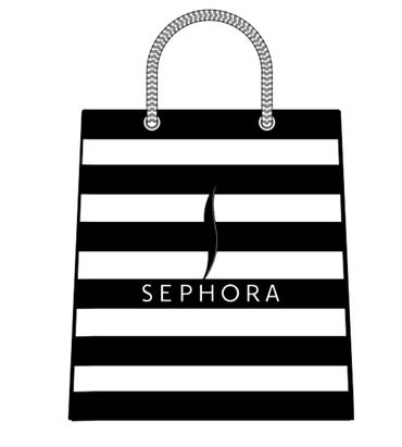 Sephora shopping bag sign