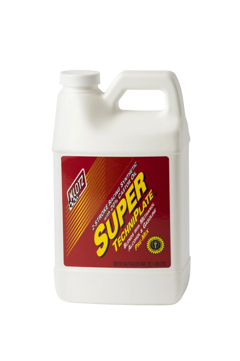 KLOTZ™ SUPER TECHNIPLATE® SYNTHETIC LUBRICANT 2-STROKE PREMIX OIL (Size: 1  half gallon bottle)