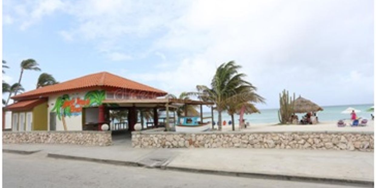 Beach Bar and Restaurant on Arushi Beach in Aruba.