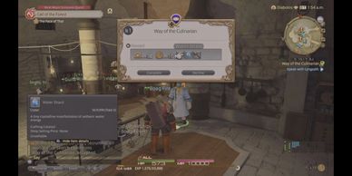 Screenshot of an in-game quest completion screen in an RPG game with character interaction.