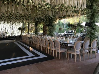 Mesa De Espejo Con Sillas Luis Xv