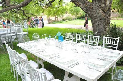 mesa vintage con sillas tiffany vintage 