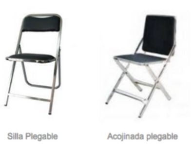 sillas plegables