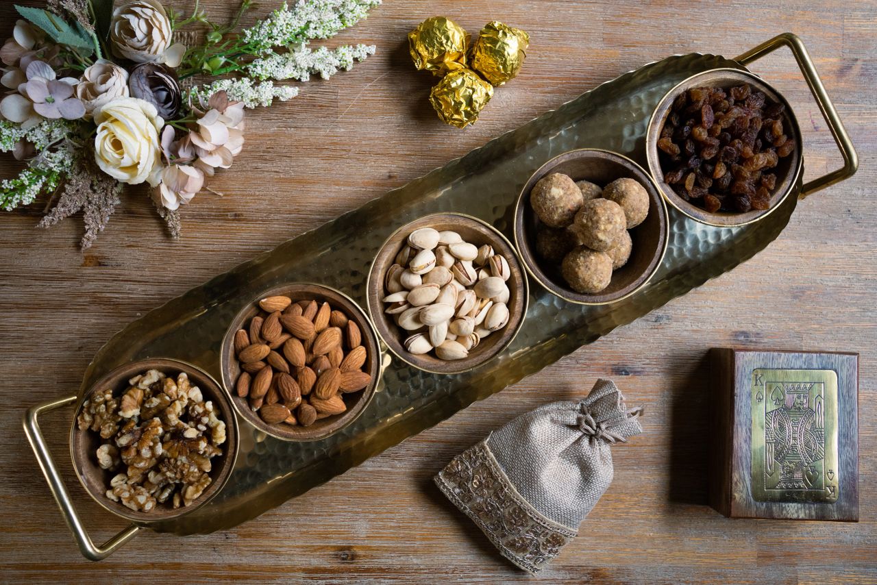 Brass Diwali Dry Fruit Gift ideas Brass Diwali Dry Fruit Gift ideas