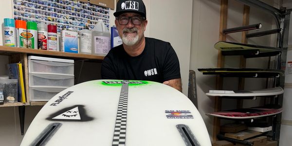 Owner/operator Gavin Gates in the WSR shop in Fort Collins, CO