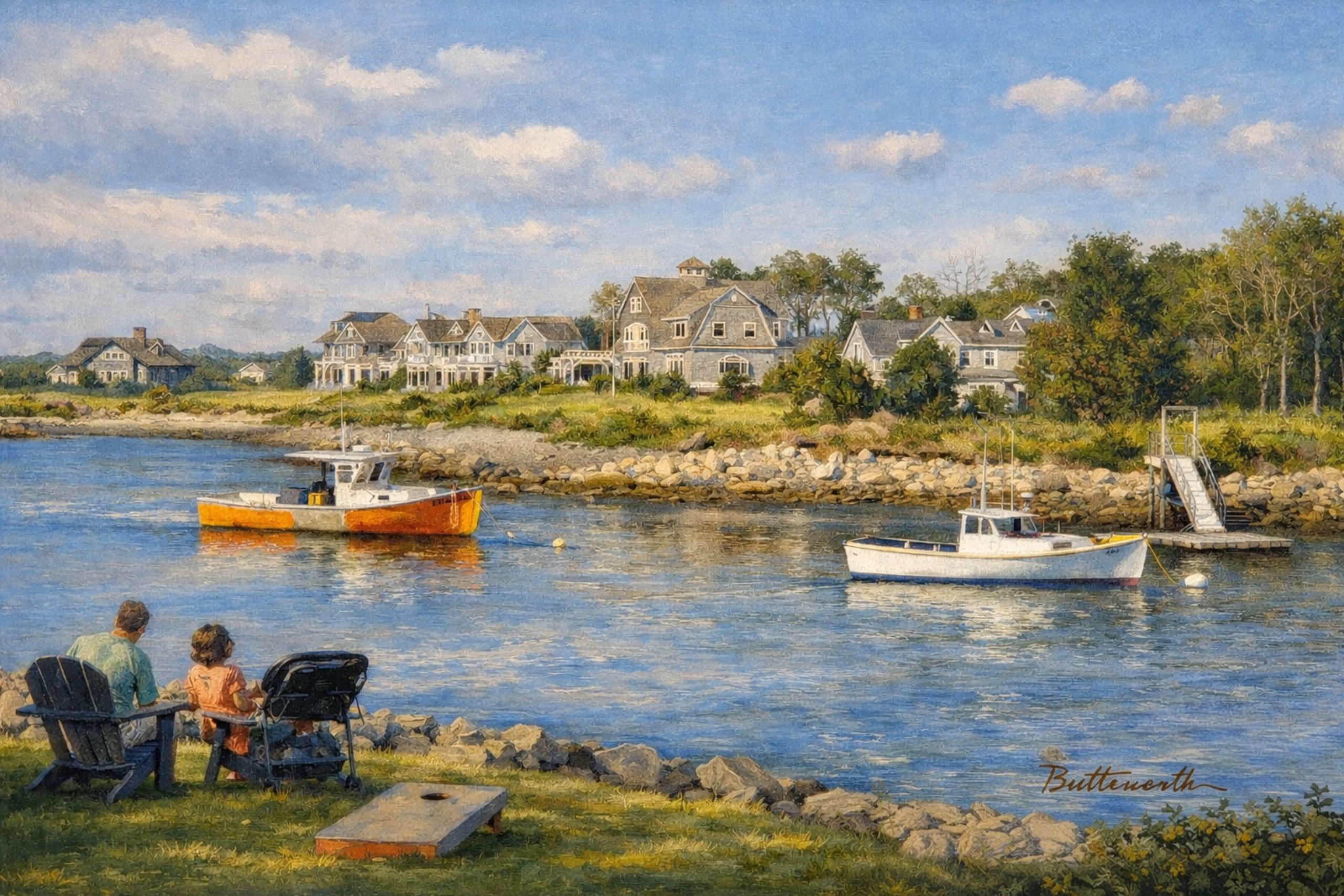 Kennebunkport Harbor Entrance