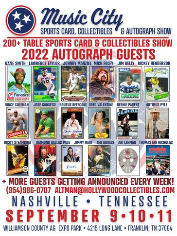 Music City Sports Collectibles & Autograph Show - 💥DENNY McLAIN💥 is  coming back to Music City! Denny will be signing at his own table on the  show floor all 3 days! www.musiccitycollectiblesshow.com
